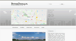 Desktop Screenshot of bytomdzisiaj.pl